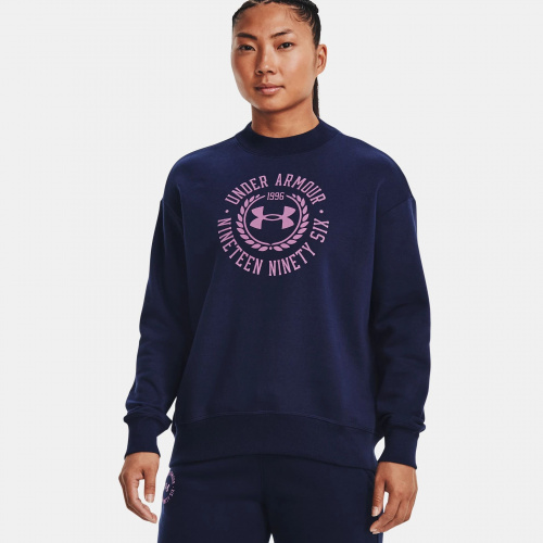 Clothing - Under Armour UA Rival Fleece Crest Graphic Crew | Fitness 